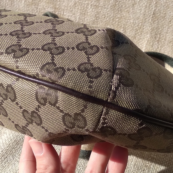 Gucci GG Monogram Web Medium Crossbody Bag - Picture 8 of 15